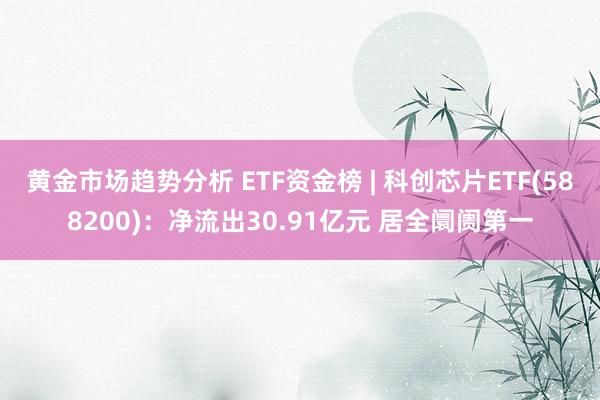 黄金市场趋势分析 ETF资金榜 | 科创芯片ETF(588200)：净流出30.91亿元 居全阛阓第一