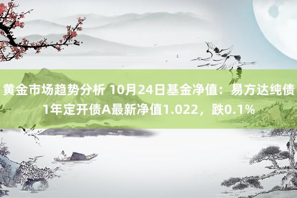 黄金市场趋势分析 10月24日基金净值：易方达纯债1年定开债A最新净值1.022，跌0.1%