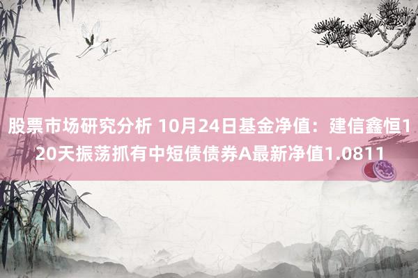 股票市场研究分析 10月24日基金净值：建信鑫恒120天振荡抓有中短债债券A最新净值1.0811