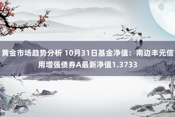 黄金市场趋势分析 10月31日基金净值：南边丰元信用增强债券A最新净值1.3733