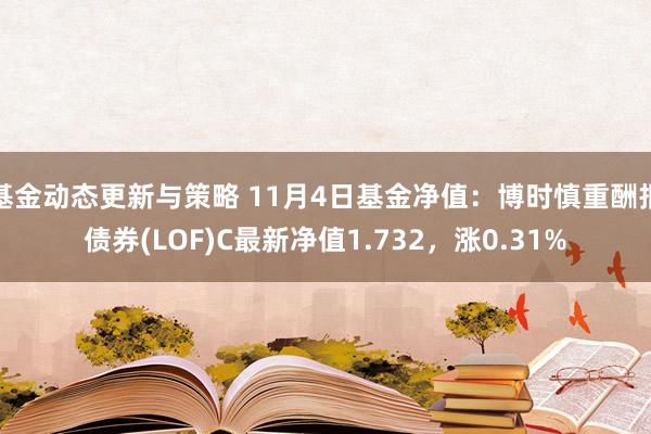 基金动态更新与策略 11月4日基金净值：博时慎重酬报债券(LOF)C最新净值1.732，涨0.31%