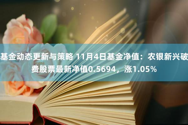 基金动态更新与策略 11月4日基金净值：农银新兴破费股票最新净值0.5694，涨1.05%