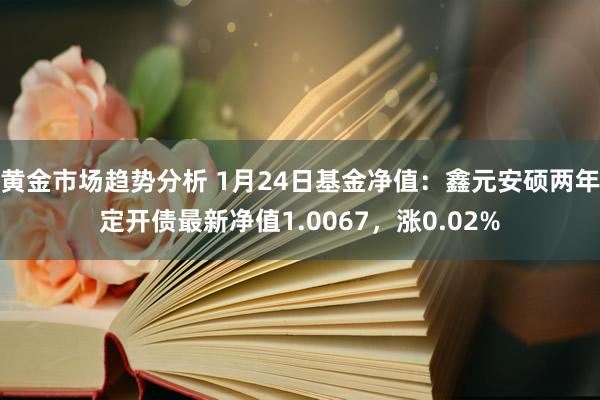 黄金市场趋势分析 1月24日基金净值：鑫元安硕两年定开债最新净值1.0067，涨0.02%