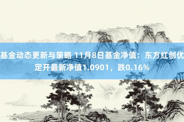 基金动态更新与策略 11月8日基金净值：东方红创优定开最新净值1.0901，跌0.16%