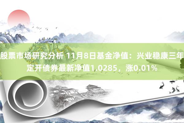 股票市场研究分析 11月8日基金净值：兴业稳康三年定开债券最新净值1.0285，涨0.01%