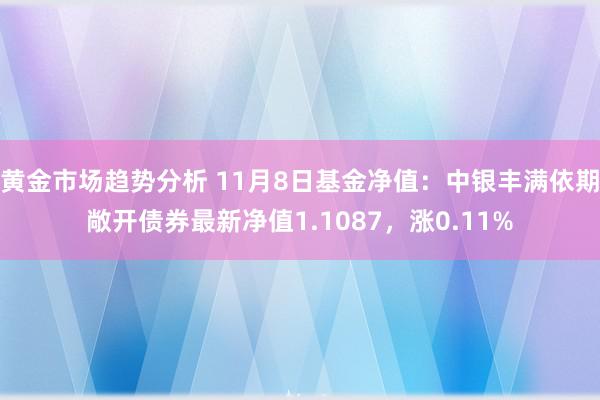 黄金市场趋势分析 11月8日基金净值：中银丰满依期敞开债券最新净值1.1087，涨0.11%