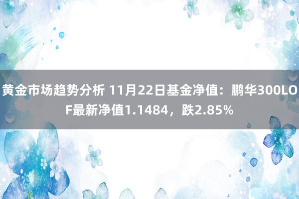 黄金市场趋势分析 11月22日基金净值：鹏华300LOF最新净值1.1484，跌2.85%