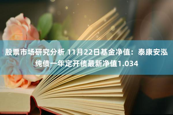 股票市场研究分析 11月22日基金净值：泰康安泓纯债一年定开债最新净值1.034