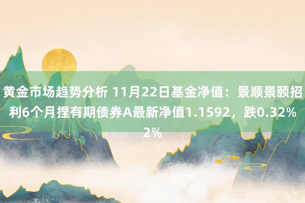 黄金市场趋势分析 11月22日基金净值：景顺景颐招利6个月捏有期债券A最新净值1.1592，跌0.32%